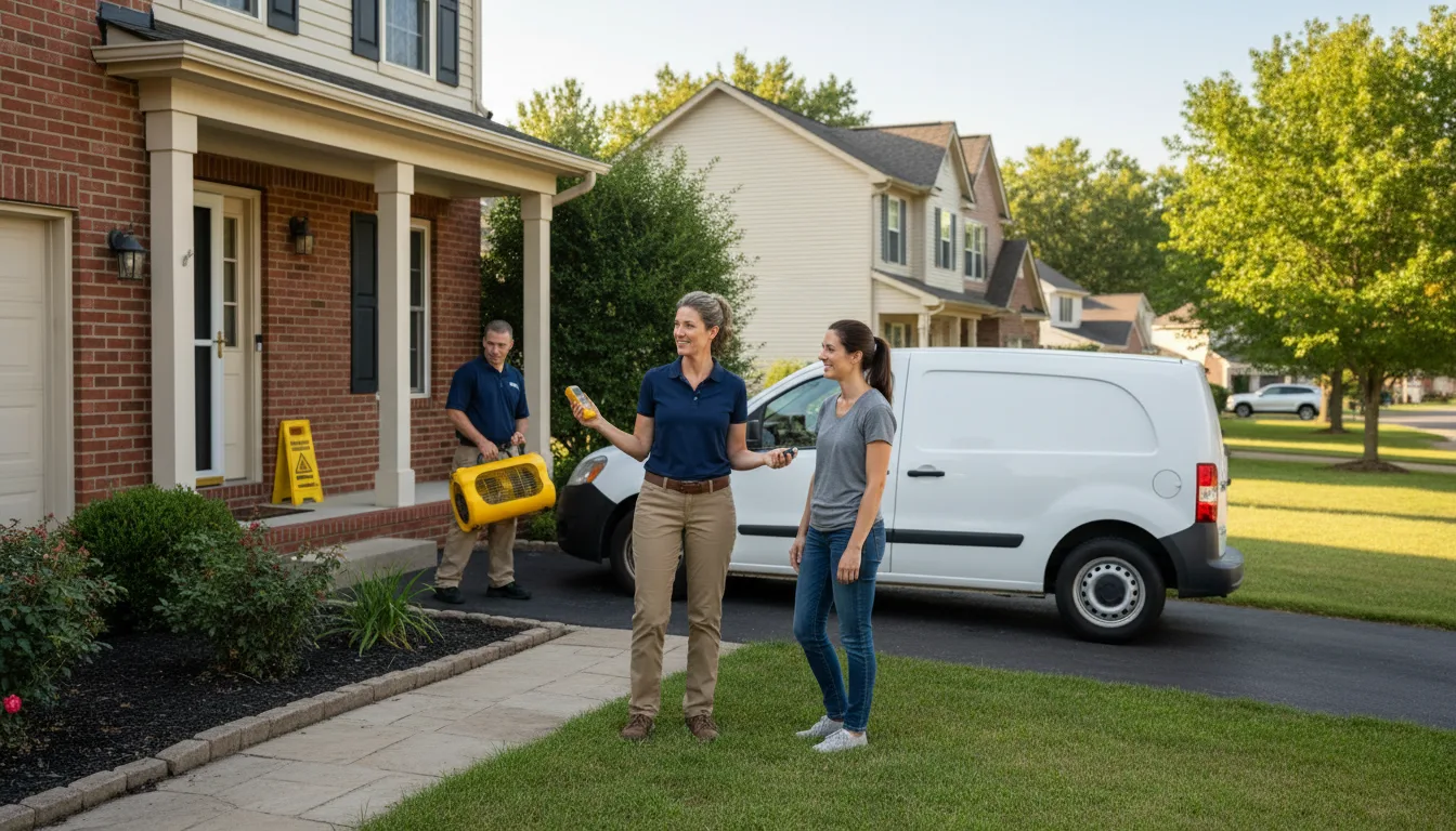 Water restoration image for Fire And Smoke Damage Restoration in Marshall, OK